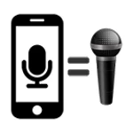 mic to speaker android application logo